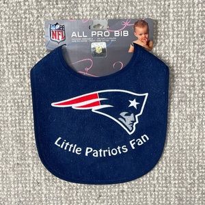 NFL Patriots baby bib